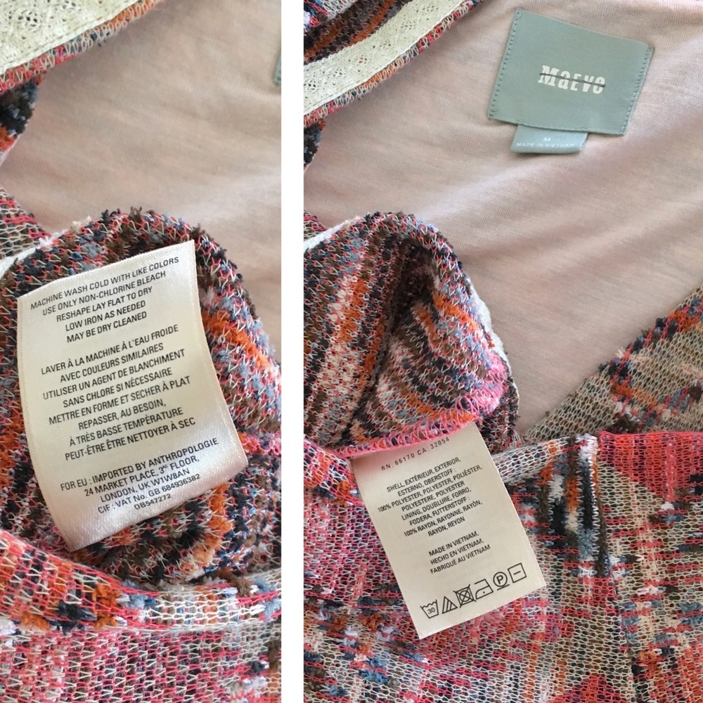 Maeve Erina Bell Sleeve Argyle Knit Dress, Pink - Picture 4 of 5